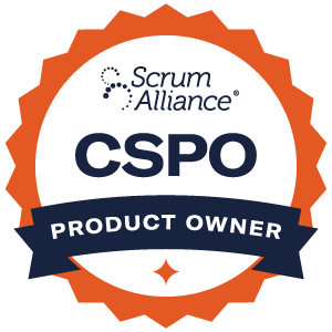 sa-cspo-300 Badge for Certified Scrum Product Owner